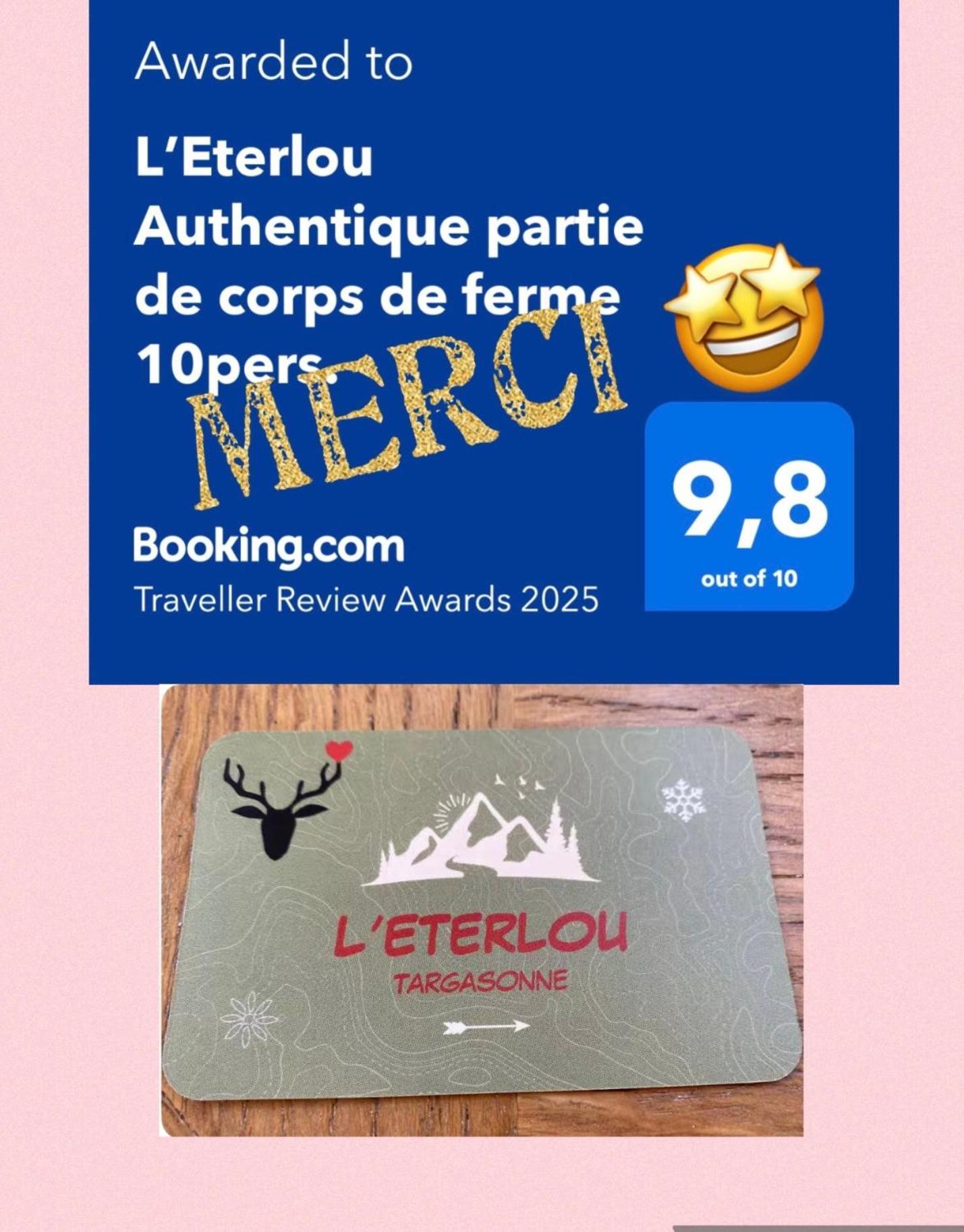 L'Eterlou Authentique Partie De Corps De Ferme 10Pers. Villa Targassonne Екстериор снимка